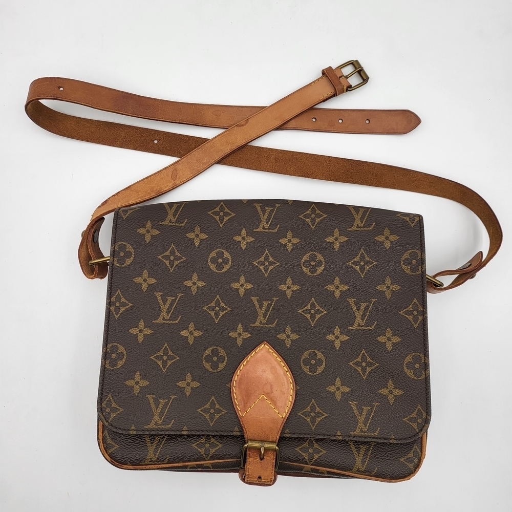 Louis VuittonMonogram Cartouchiere GM Cross Body Bag..Authentic w/COA.